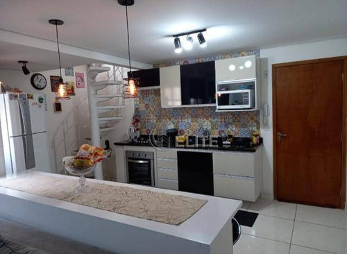 Cobertura Com 2 Dormitórios À Venda, 124 M² Por R$ 350.990,90 - Vila Humaitá - Santo André/sp - Co1958