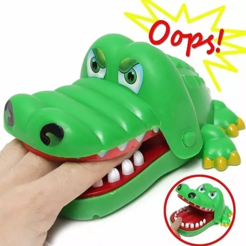 Jogo Infantil Mini Bad Dog + Crocodilo Dentista Morde O Dedo