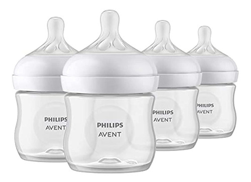 Biberón Natural Philips Avent Con Tetina De Respuesta, Trans