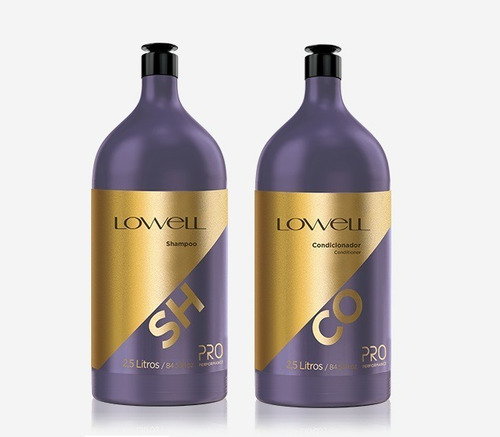 Kit Lavatório Profissional Shampoo 2,5l E Condic 2,5l Lowel