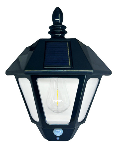 Lámpara Solar De Pared Exterior Con Sensor De Cuerpo Humano,