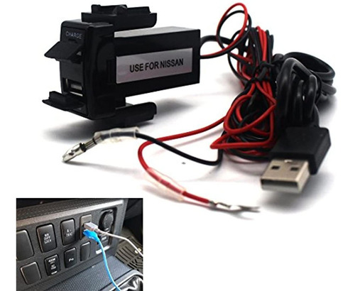 Puerto De Enchufe Usb Para Coche Con Conector De Audio Para 