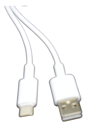 Cable Tipo C 6a Tranyoo P/ Celular Carga Rapida Fast Charge Color Blanco