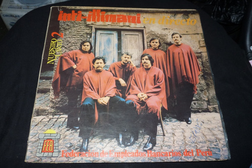 Inti-illimani En Directo Feder. Empl. Bancarios Peru Lp