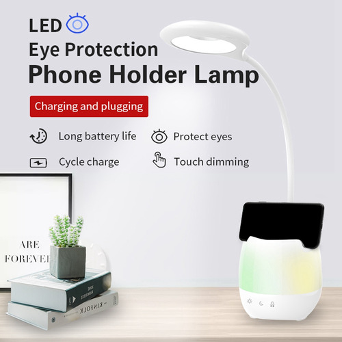 Lámpara De Escritorio Led Con Luz Nocturna Recargable Para L