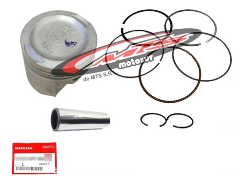 Kit Juego Piston Aros 0.50 Original Xr 125 Cadenero Moto Sur