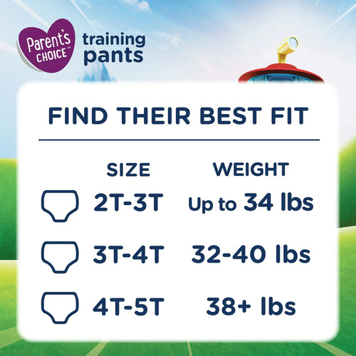 Parent's Choice Pañales De Entrenamiento Paw Patrol Niño Género Niños Talla 3t - 4t
