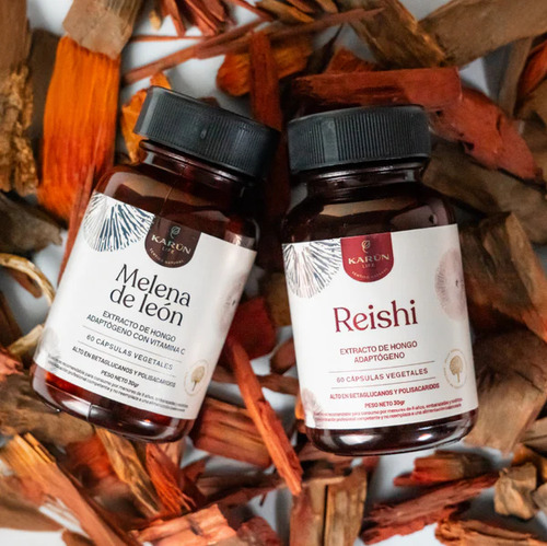 Pack Melena De Leon + Reishi - 120 Capsulas - Karun Life