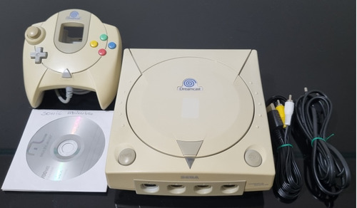 Console Sega Dreamcast Va1, Completo+ 3 Jogos.