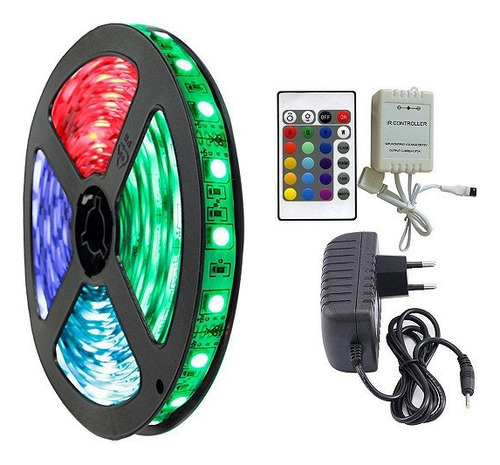 Fita De Led Rgb 5 Metros Rgb