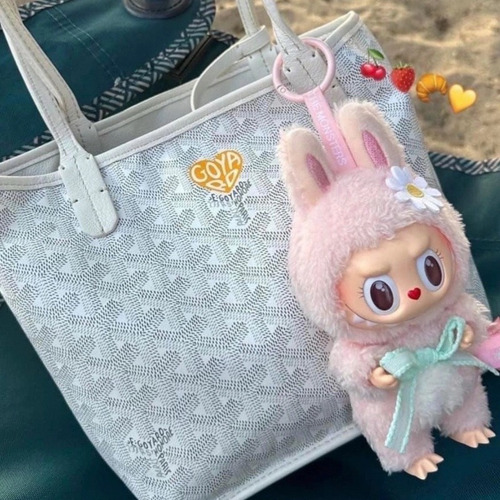 Sc Lindo Bebé Labubu Emocionante Macaron Rosa De Edición