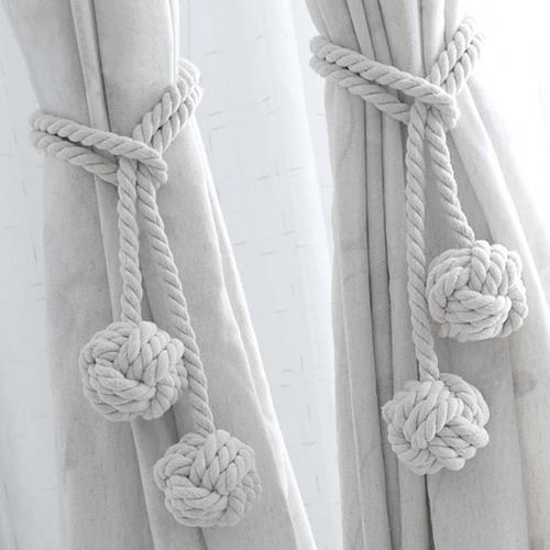 Lazos De Cuerda Para Cortinas, Soportes Para Cortinas,