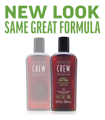 Champú, Acondicionador Y Gel De Baño 3 En 1 American Crew Me