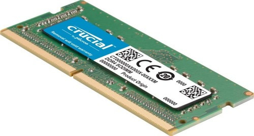 Imagen 1 de 2 de Memoria RAM  8GB 1 Crucial CT8G4S266M