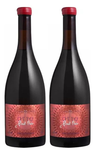 Vinho Brasileiro Tinto Pinot Noir Seco Otto 750ml Kit 2un