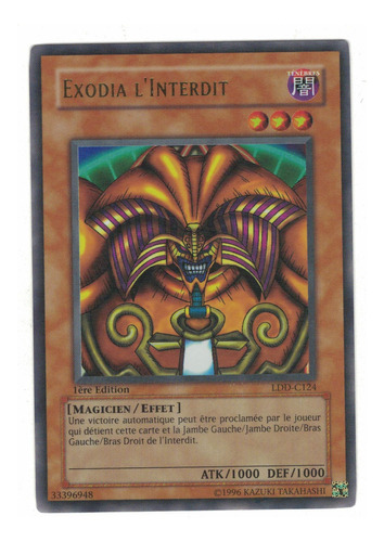 Yugioh Exodia The Forbidden One Ultra 1st Ldd-c124