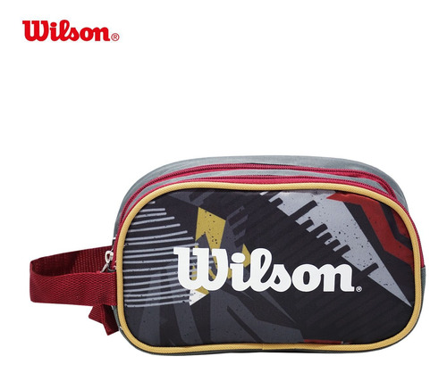 Cartuchera Estuche Wilson 65.05005 C/ Doble Cierre Y Manija