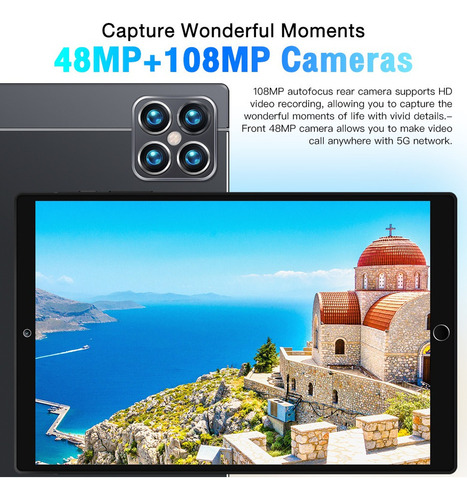 Negro Nuevo 2023 Nuevo Barato Tab15 Tablet 10.1 16+1tb -