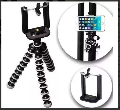 Pack Con 10 Tripies Soportes Flexibles Para Celular O Camara Colors