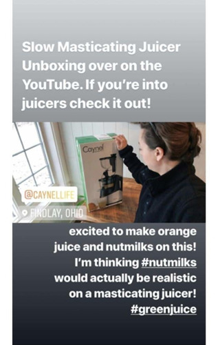Extractor De Jugos De Prensa En Frío, Frutas Y Verduras