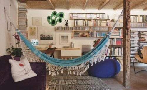 Imagem 6 de 7 de Rede Para Dormir / Descanso Casal/ Várias Cores Frete Gratis