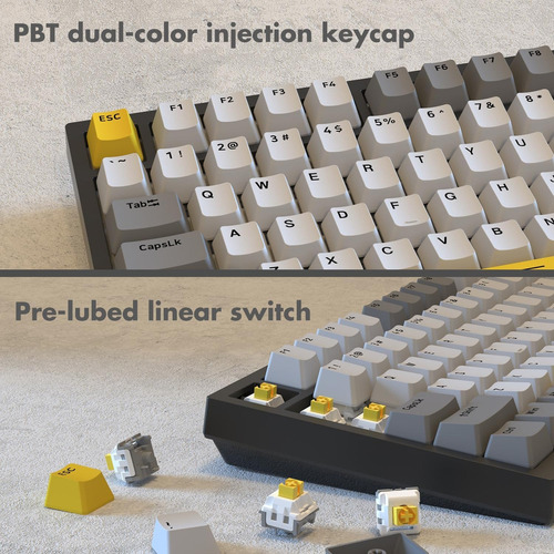 Xing Teclado Mecánico Con Cable Ajazz Ak820, Interruptor De