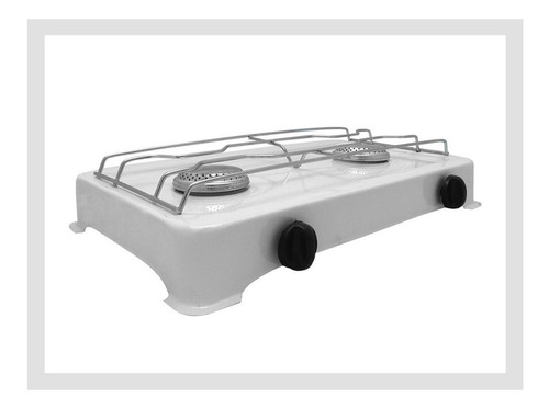 Anafe Gas Natural 2 Hornallas Reforzado Abra-sol Ct Color Blanco