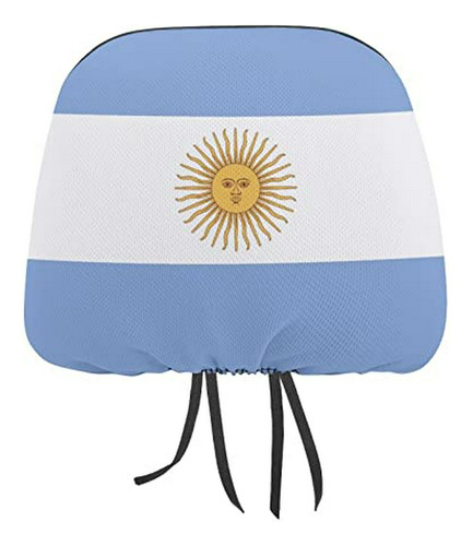 Cubre Reposacabezas Con Diseño De Bandera De Argentina
