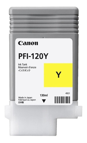 Cartucho Canon Pfi 120y Pfi 120 Impresoras Tinta Amarillo