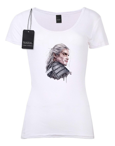 Remera Dama The Witcher Imagen Diseño Art Logo - Pstw1