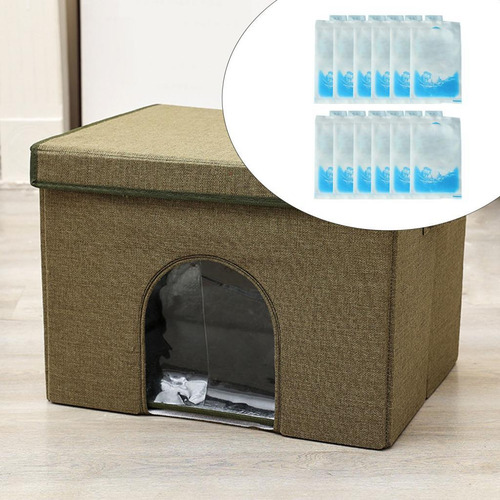 Casa De Gato De Enfriamiento De Verano Cola De Perrera