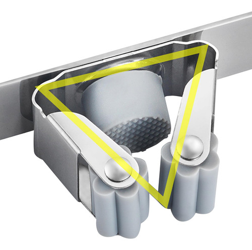 Soporte Para Escoba Y Fregona, Práctico 1 Clip 2 Gancho