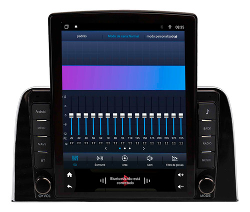 Multimídia Tesla Soaudio S8 Line Crv 17 A 21 Octacore 4+64gb