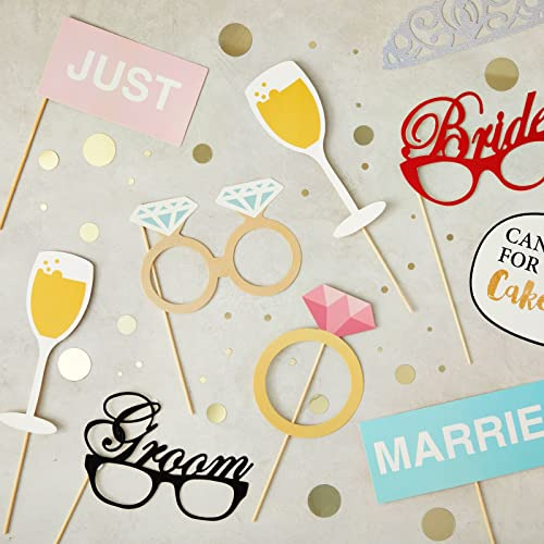 Accesorios De 72 Piezas Para Fotomatón Nupcial