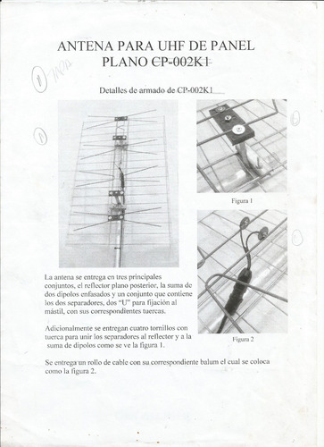 Antena Digital Para Canales Tda Pack X 2 Unidades