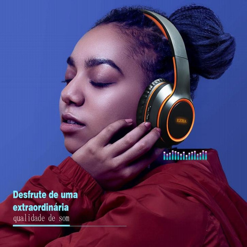 Headphone Gamer Sem Fio Bluetooth Fone Headset Com Microfone