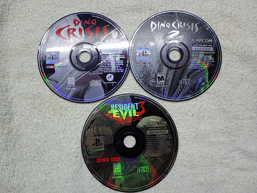 Dino Crisis 1 Y 2 Más Residen Evil 3 Demo Con Detalles (Usado)