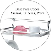 Comprar Escurridor de platos colgante de 2 niveles, color cromo, para 15 platos