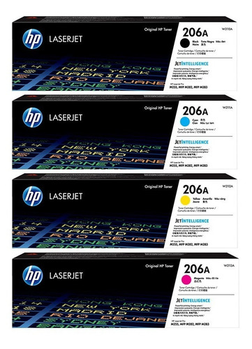 Imagen 1 de 4 de Toner Original Hp Colores 206a Para M255 Mfp283 W2113a