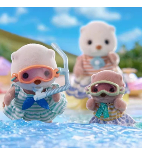 Annan Calico Critters Nutrias Sea Otter Sylvanian