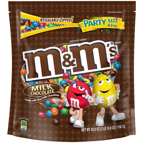 Chocolates Mars® M&m's Party Pack 42oz 1 Kilo De Sabor