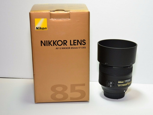 Imagem 4 de 6 de Lente Nikon Nikkor Af-s 85mm F/1.8g Nova Na Caixa E Garantia