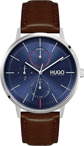 Hugo #exist - Reloj De Negocios Multifunción De Acero