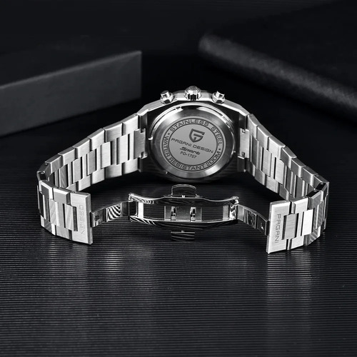 Reloj Pagani Design Cronógrafo Cristal Zafiro Mov Japones