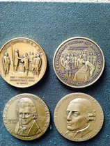 Comprar Medallas Antiguas De Usa En Bronce Trabajo Fino Buen Acabado