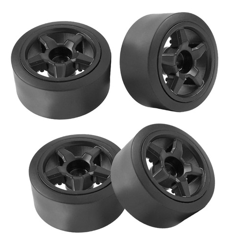 4 Unids / Set Rc Neumáticos Duros Y Llantas, Juego De