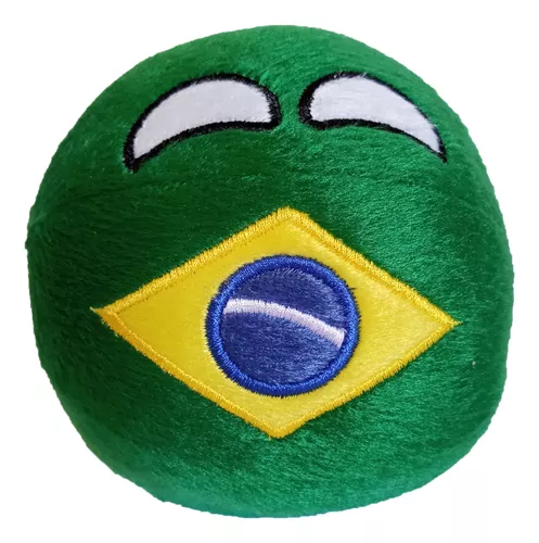 Brasil De Pelúcia Bolinha Do Brasil Brasilball Countryball