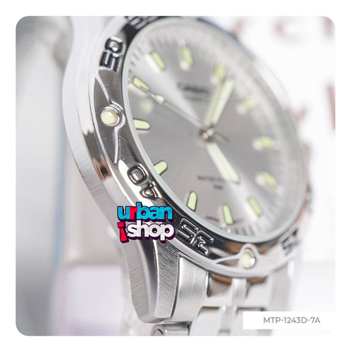 Reloj Casio Hombre Mtp 1243d 7a Acero Inoxidable