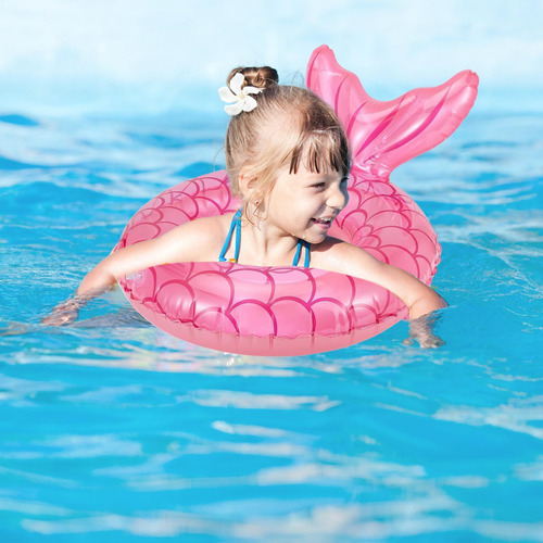 Flotador Inflable Para Bebé Anillo De Sirena