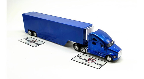 Kenworth T700 Azul Ccaja Trailer Display Pasion Por Motor